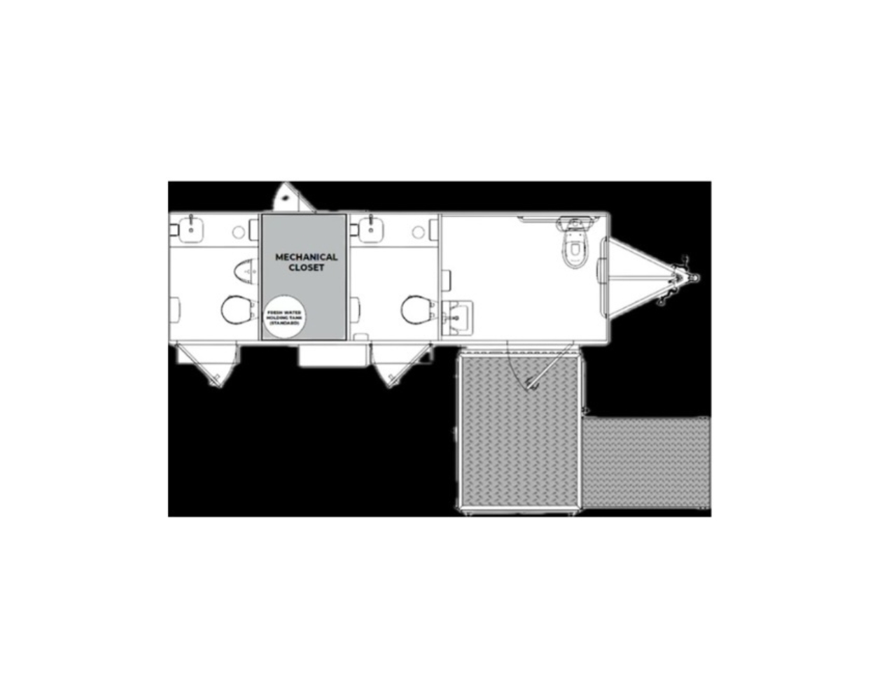 ADA+2 Restroom Trailer