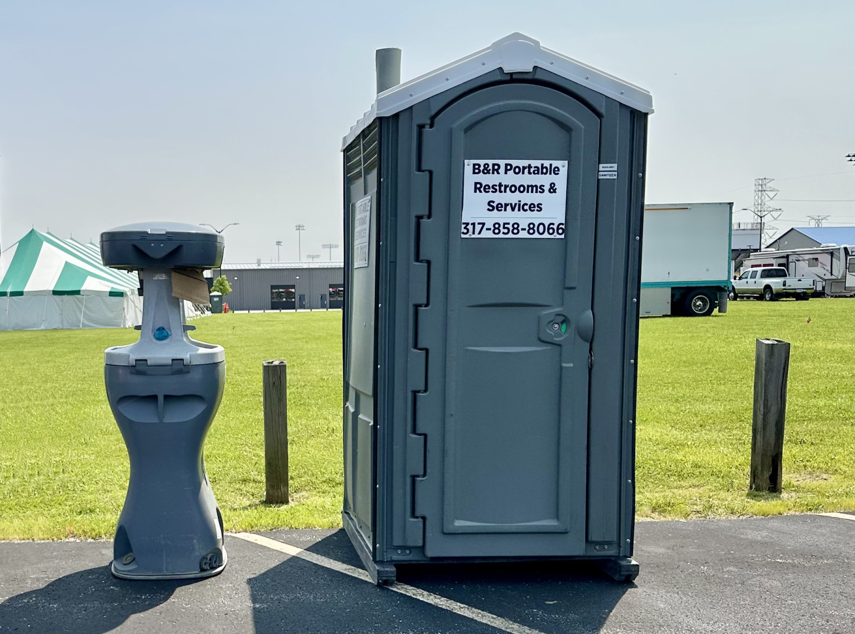 Dual Tower Portable Sink