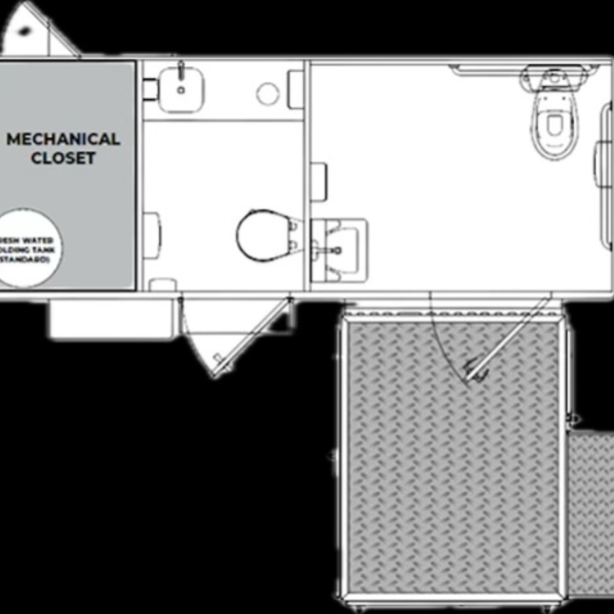 ADA+2 Restroom Trailer