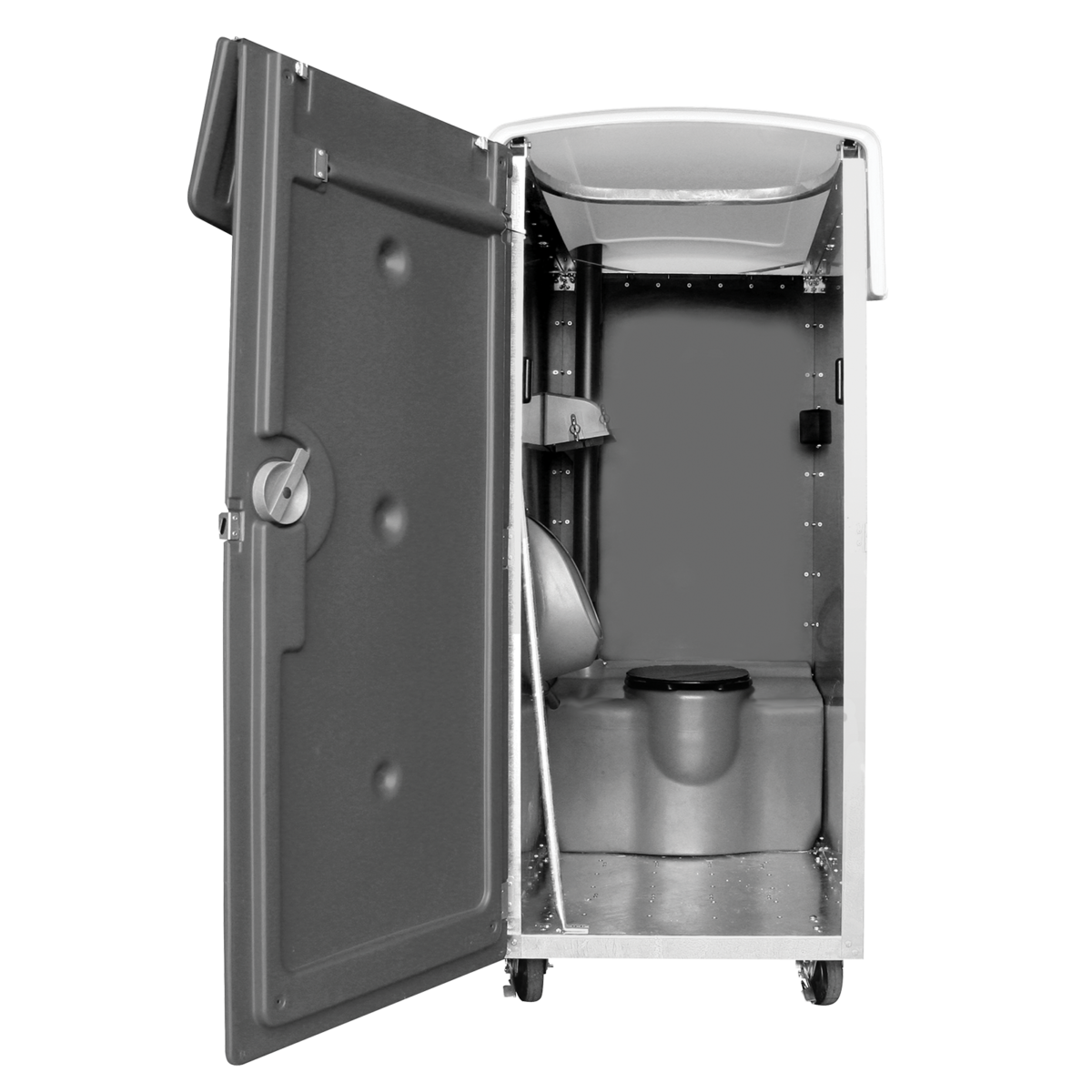 High Rise Roller Portable Restroom