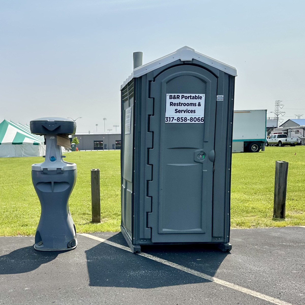Dual Tower Portable Sink